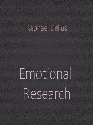 cover image of Emotional Research